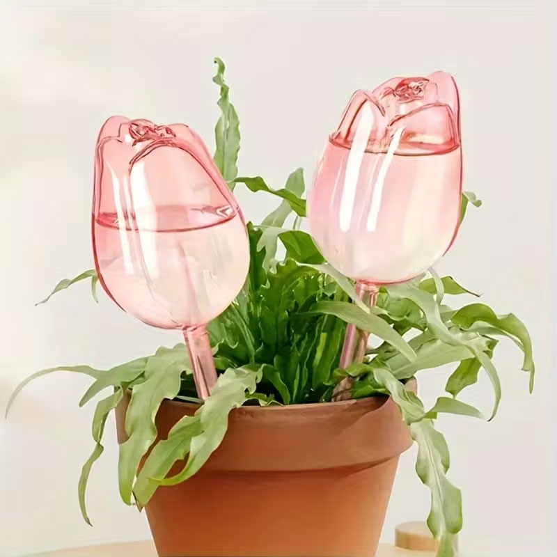 Gardening Tools Pink - 3 Pink Tulip Irrigation Balls with
