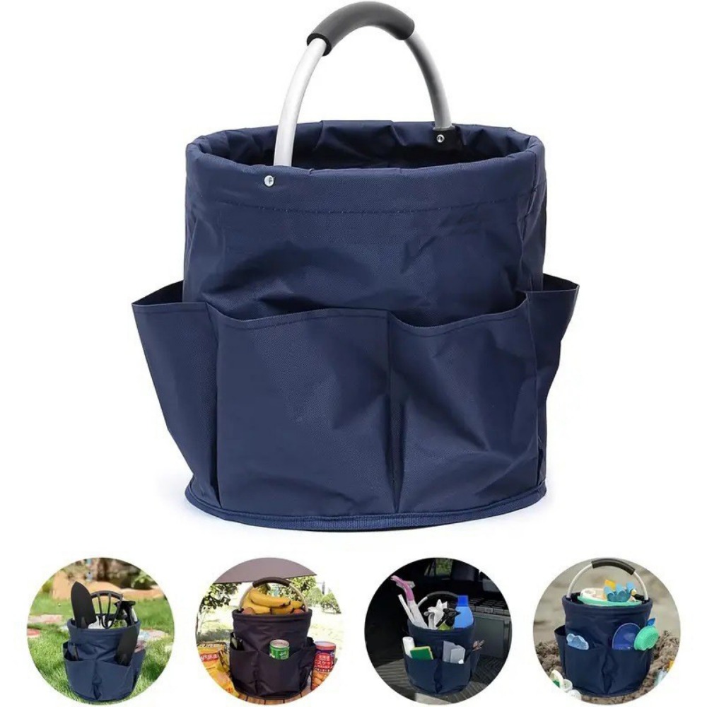 Gardening Tools Basket - Outdoor Portable Foldable Portable Basket Picnic