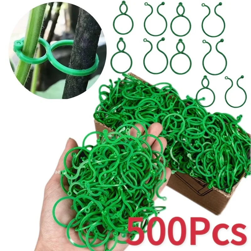 Gardening Tools Bundle - Plastic Garden Vine Strapping Clips Tie