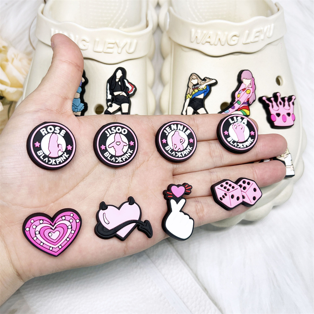 20pcs Musical Pink Black Shoe  - Gardening Tools Pink review and price