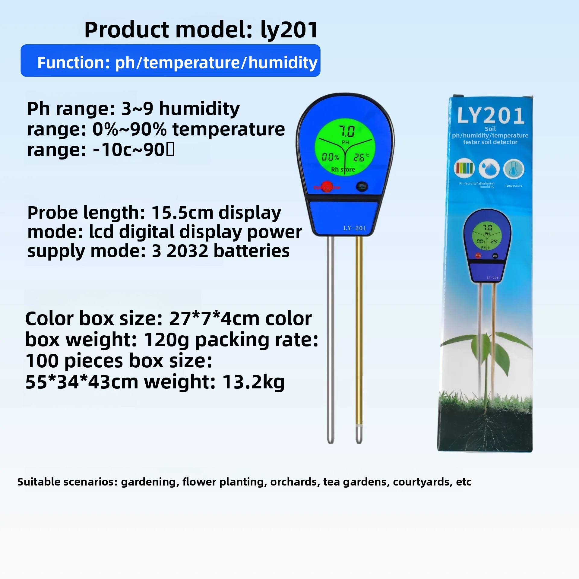 4 in 1 Soil Moisture pH Meter  - Soil Ph Meter review and price