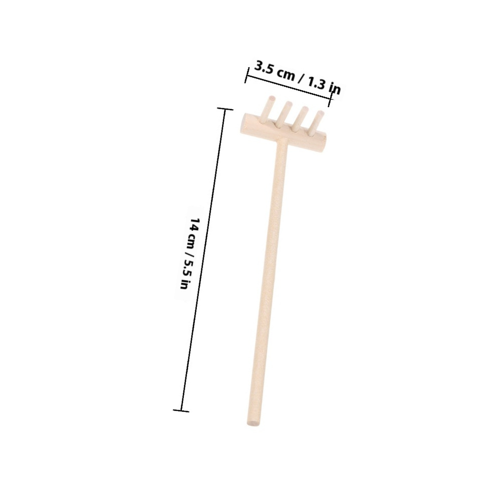 3pcs Bamboo Mini Rake Set For  - Gardening Tools Wholesale review and price