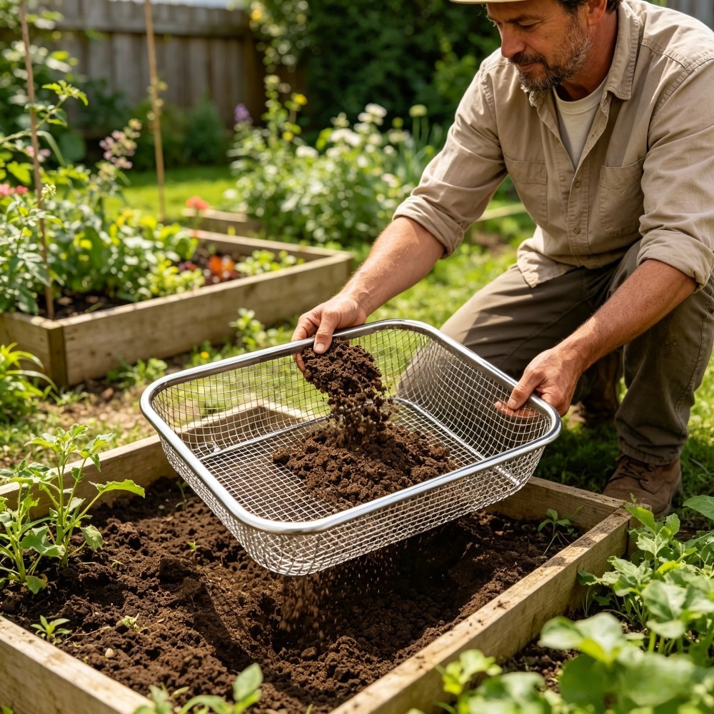 Stainless Steel Horticultural  - Garden Sieve Soil review and price