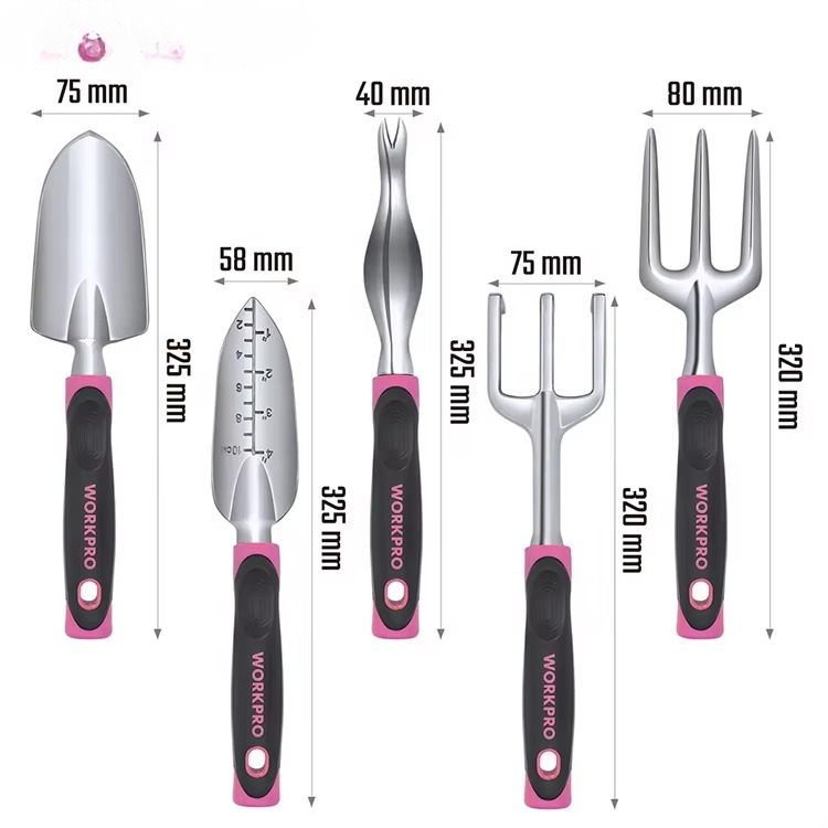 5pcs Pink Gardening Digging To - Gardening Tools Pink review and price