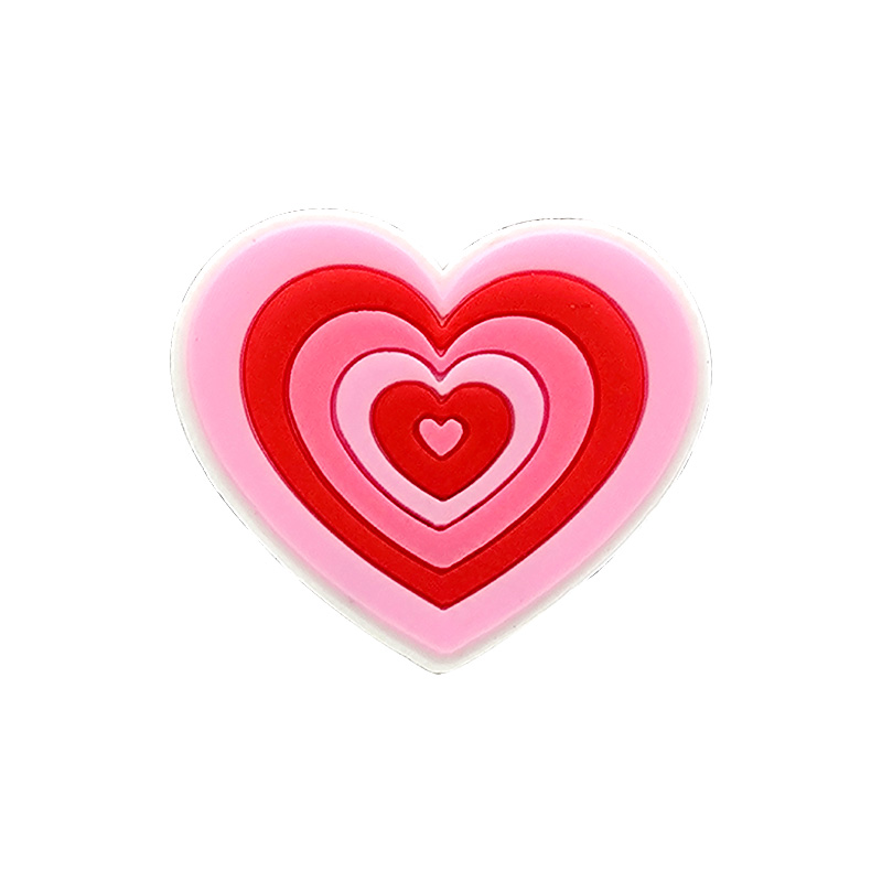 1pcs Heart Shoe Charms Rainbow - Gardening Tools Pink review and price