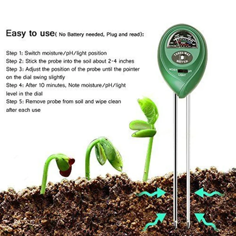 Garden PH Meter Sunlight 3in1  - Soil Ph Meter review and price