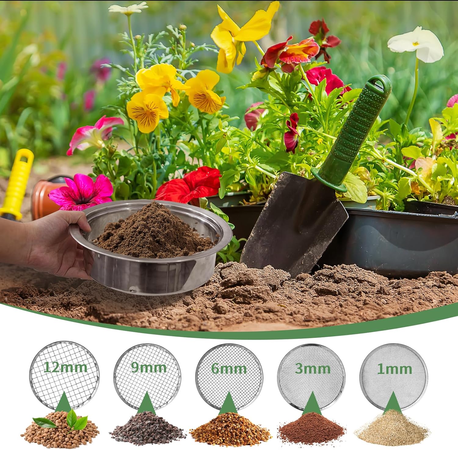 Soil Sieve Set Garden Soil Sif - Garden Sieve Soil review and price
