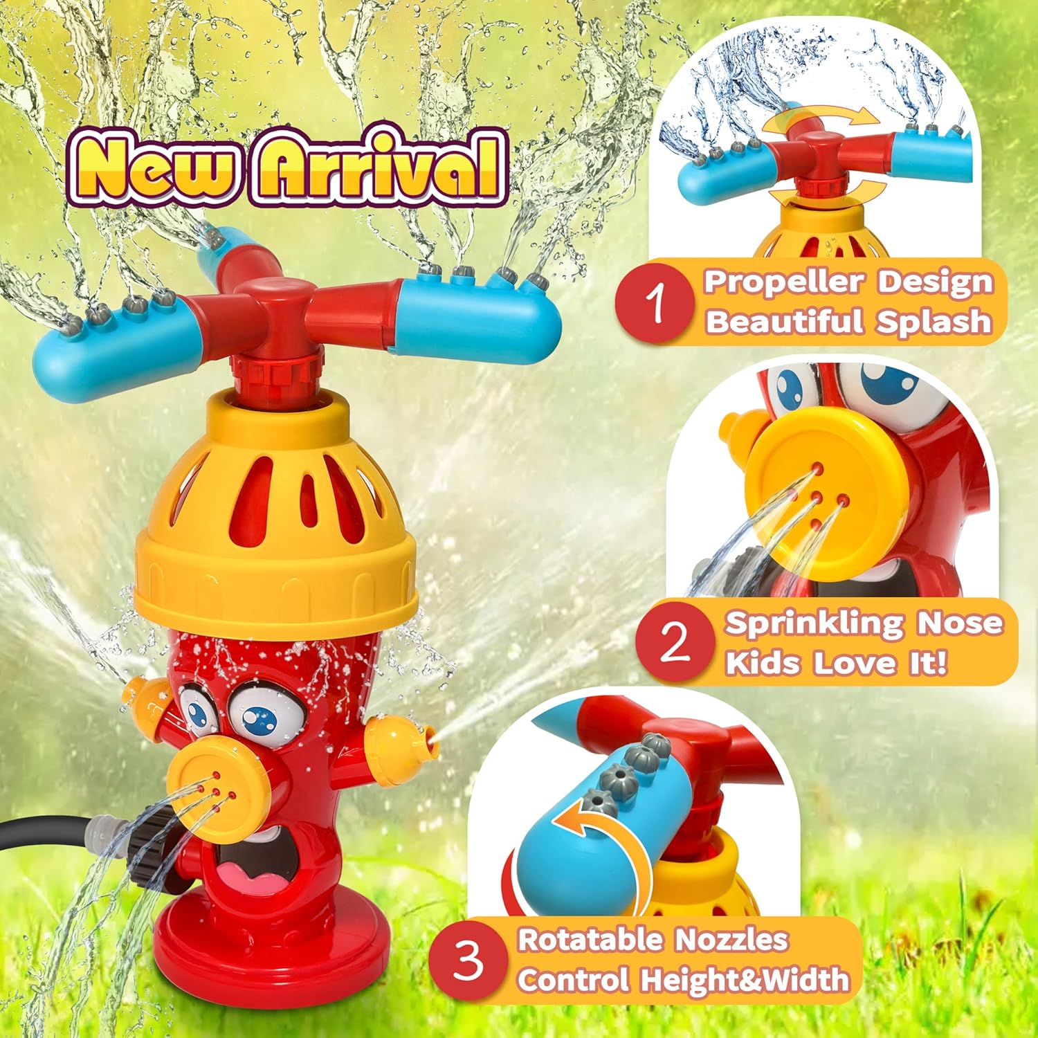 Hydrant Sprinkle Water Spray T - Gardening Tools Cartoon review and price