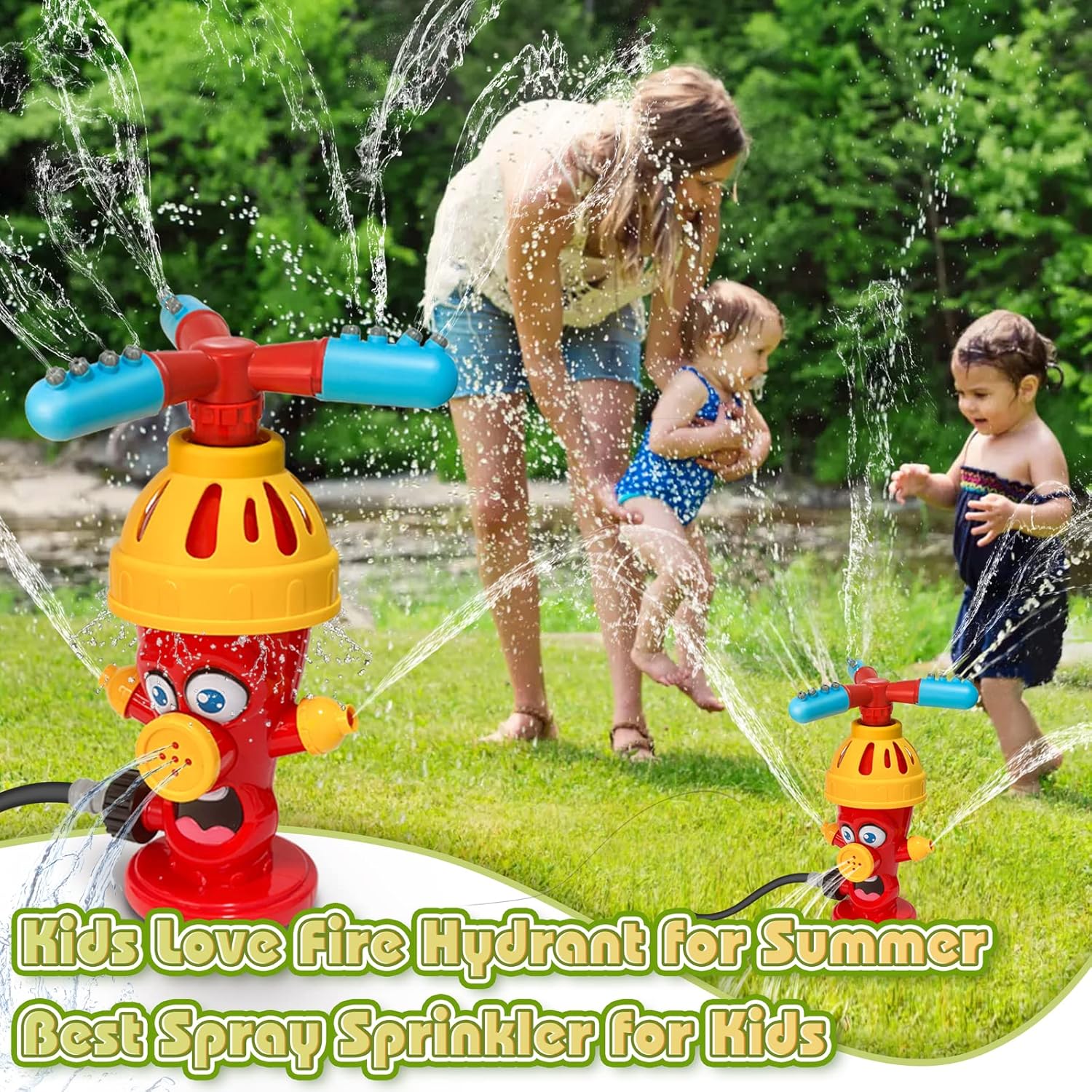 Hydrant Sprinkle Water Spray T - Gardening Tools Cartoon review and price