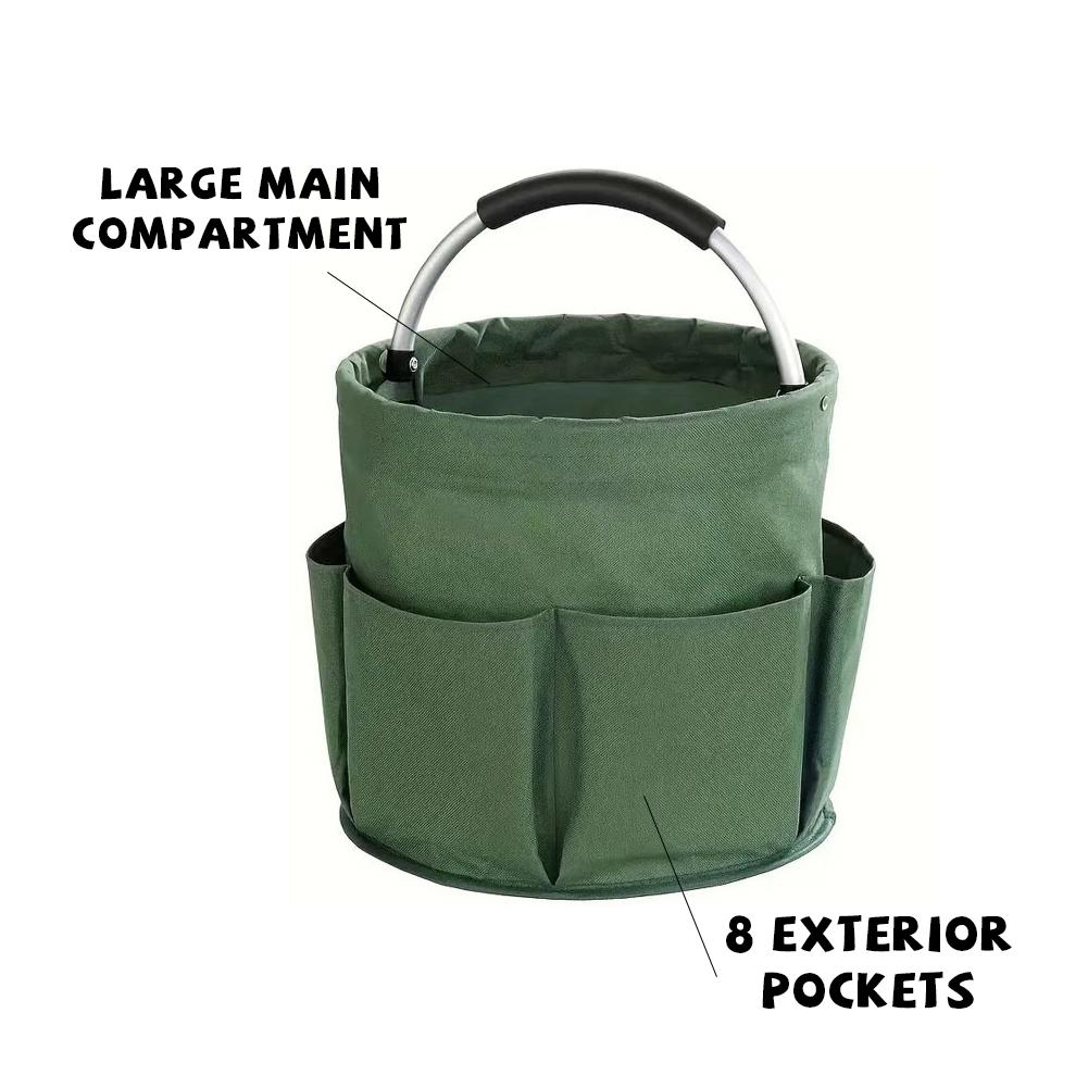 Large Capacity Multi Pocket St - Gardening Tools Basket review and price