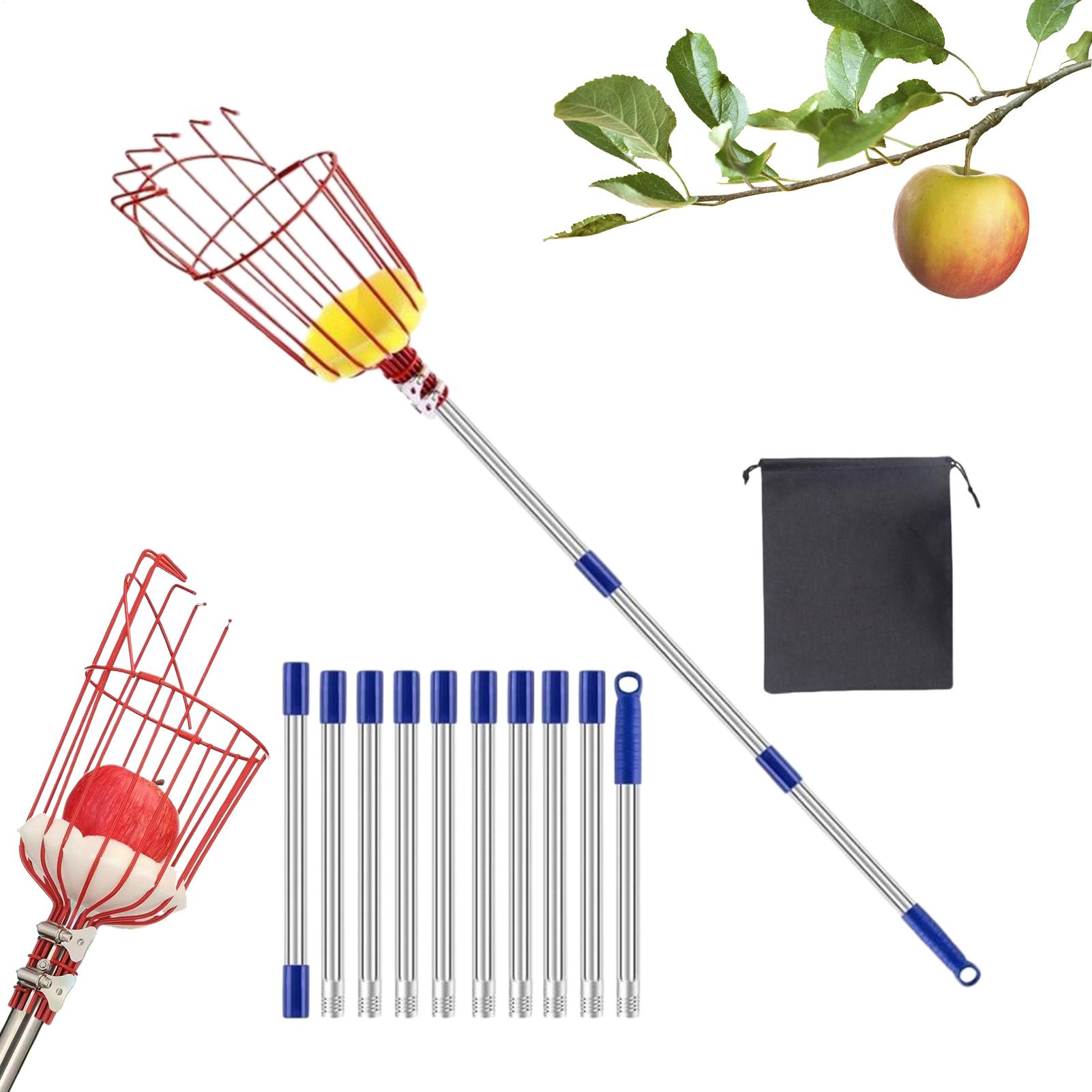 fruit picker Retractable Handl - Gardening Tools Basket review and price
