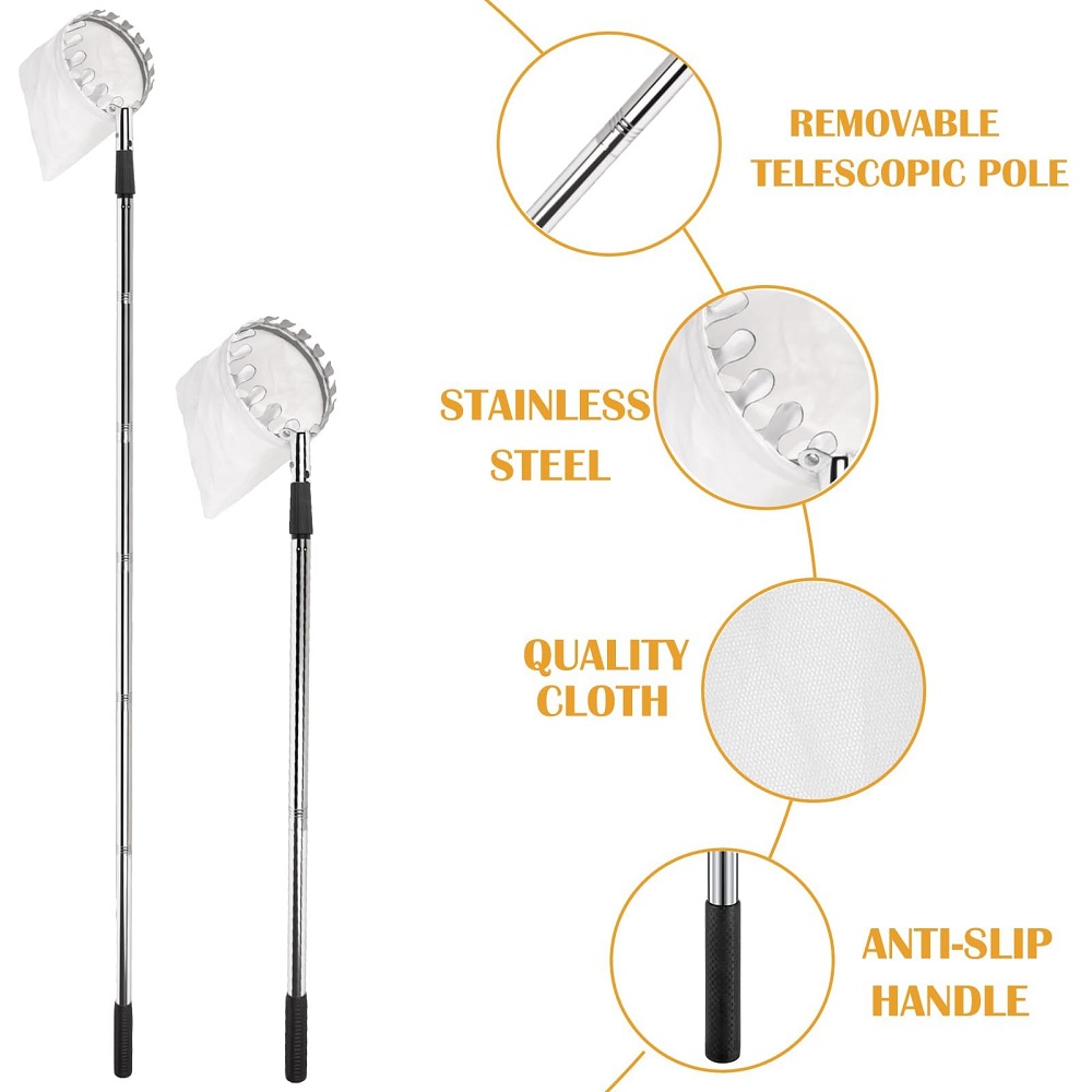 Fruit Picker Pole With Basket  - Gardening Tools Basket review and price