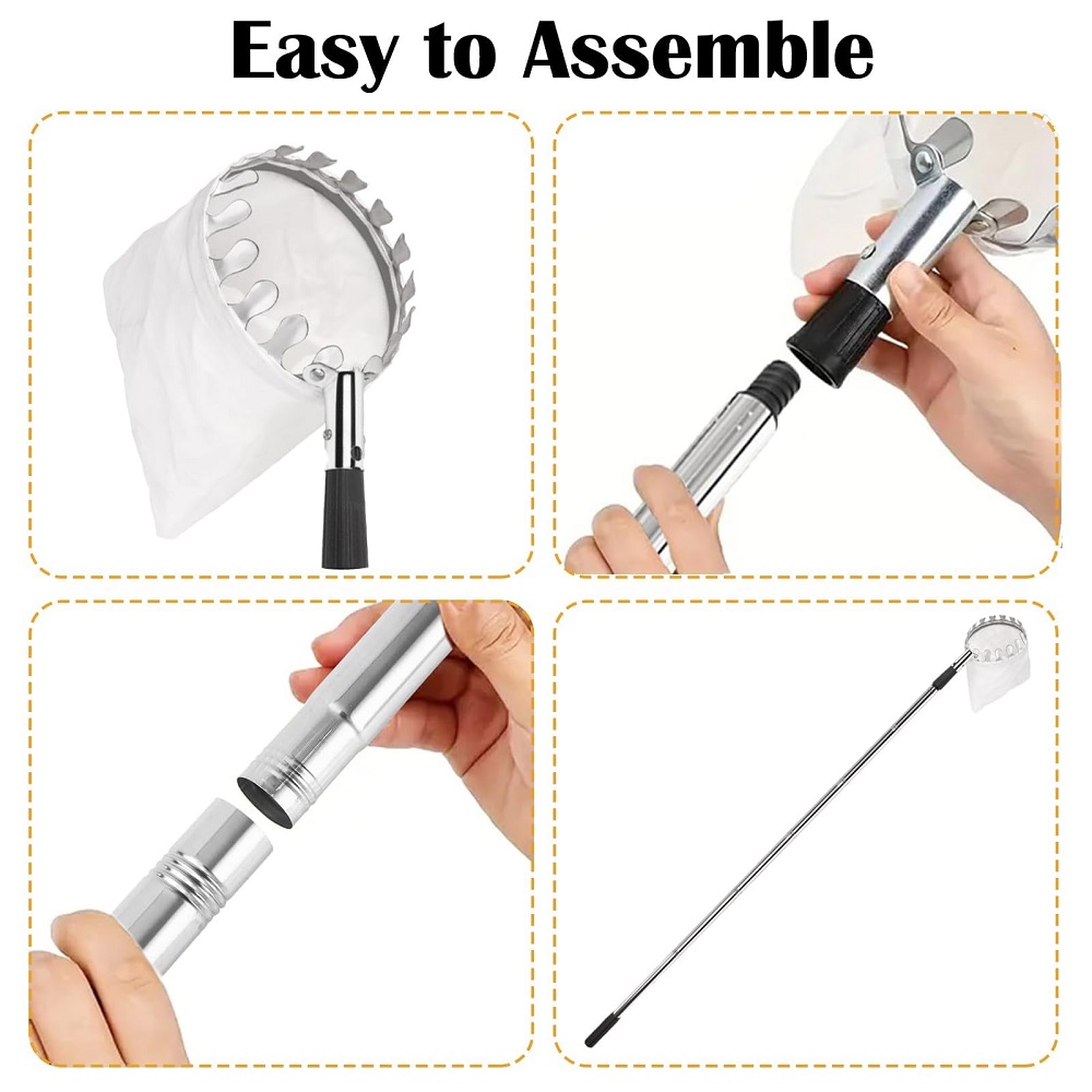 Fruit Picker Pole With Basket  - Gardening Tools Basket review and price