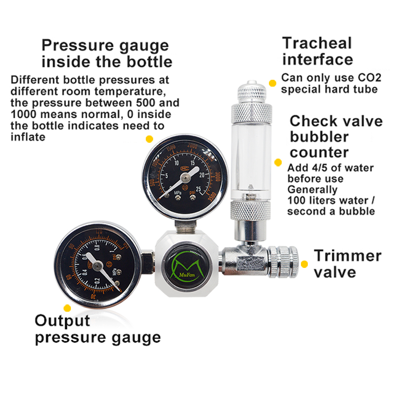 Aquarium CO2 Regulator Magneti - Aquaponics Fish Tank review and price