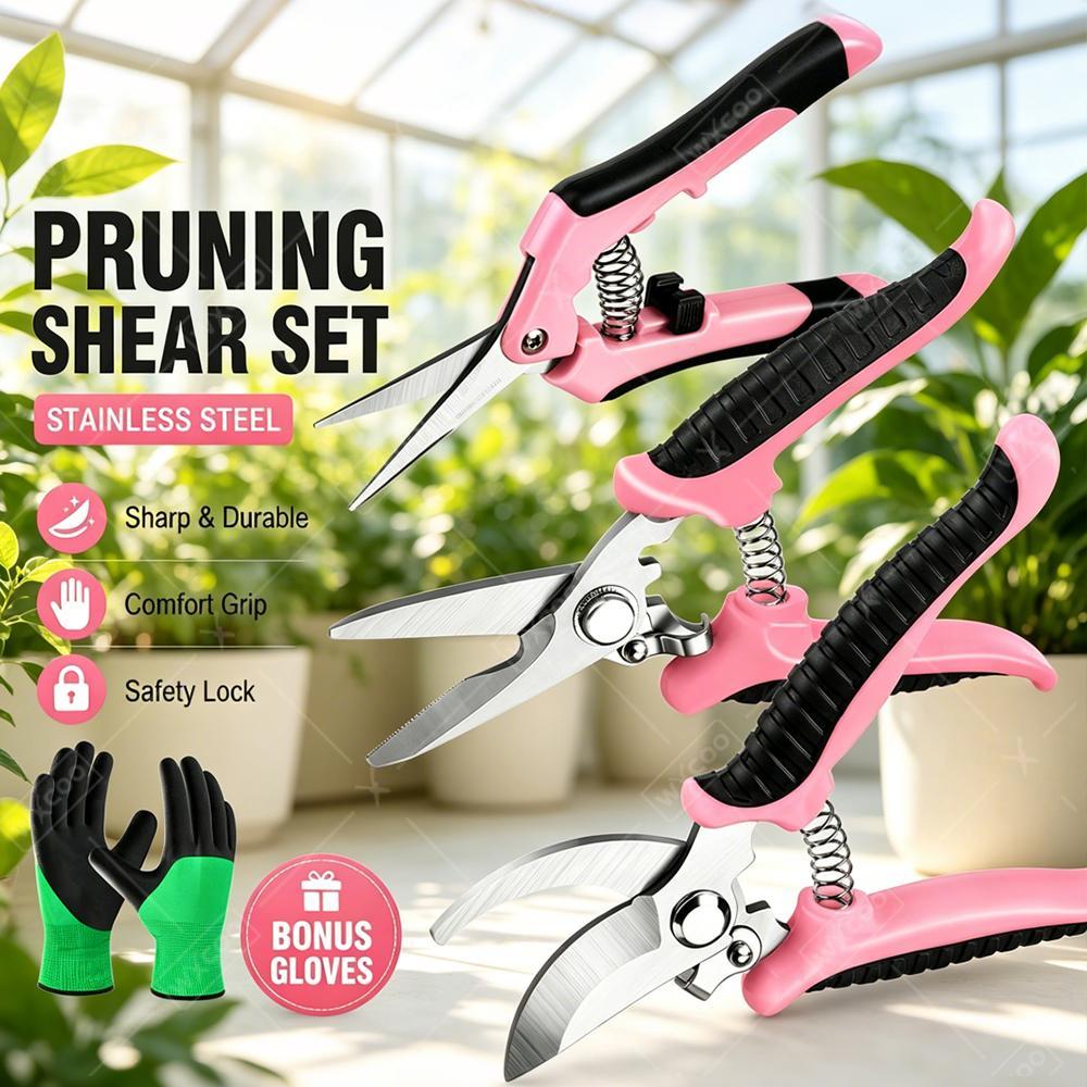 Garden Fruit Picking Scissors  - Gardening Tools Pink review and price