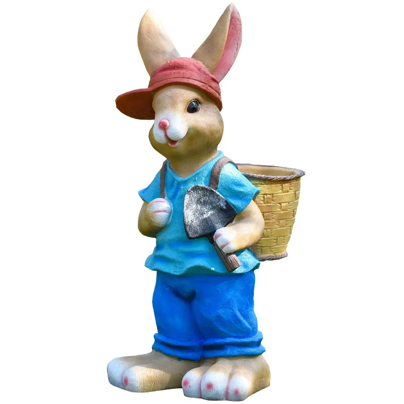 Cartoon rabbit flower pot tank - Gardening Tools Cartoon review and price
