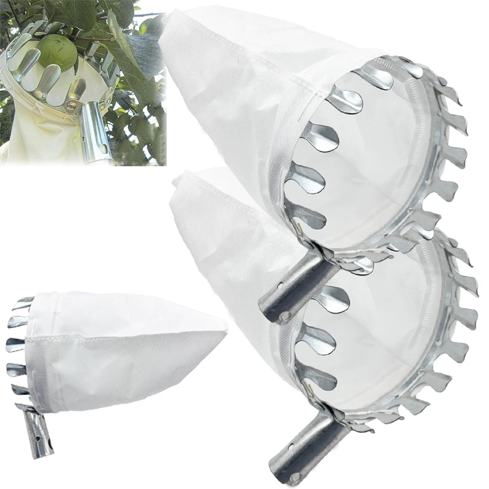 1pc Fruit Picker Tool, Metal C - Gardening Tools Basket review and price