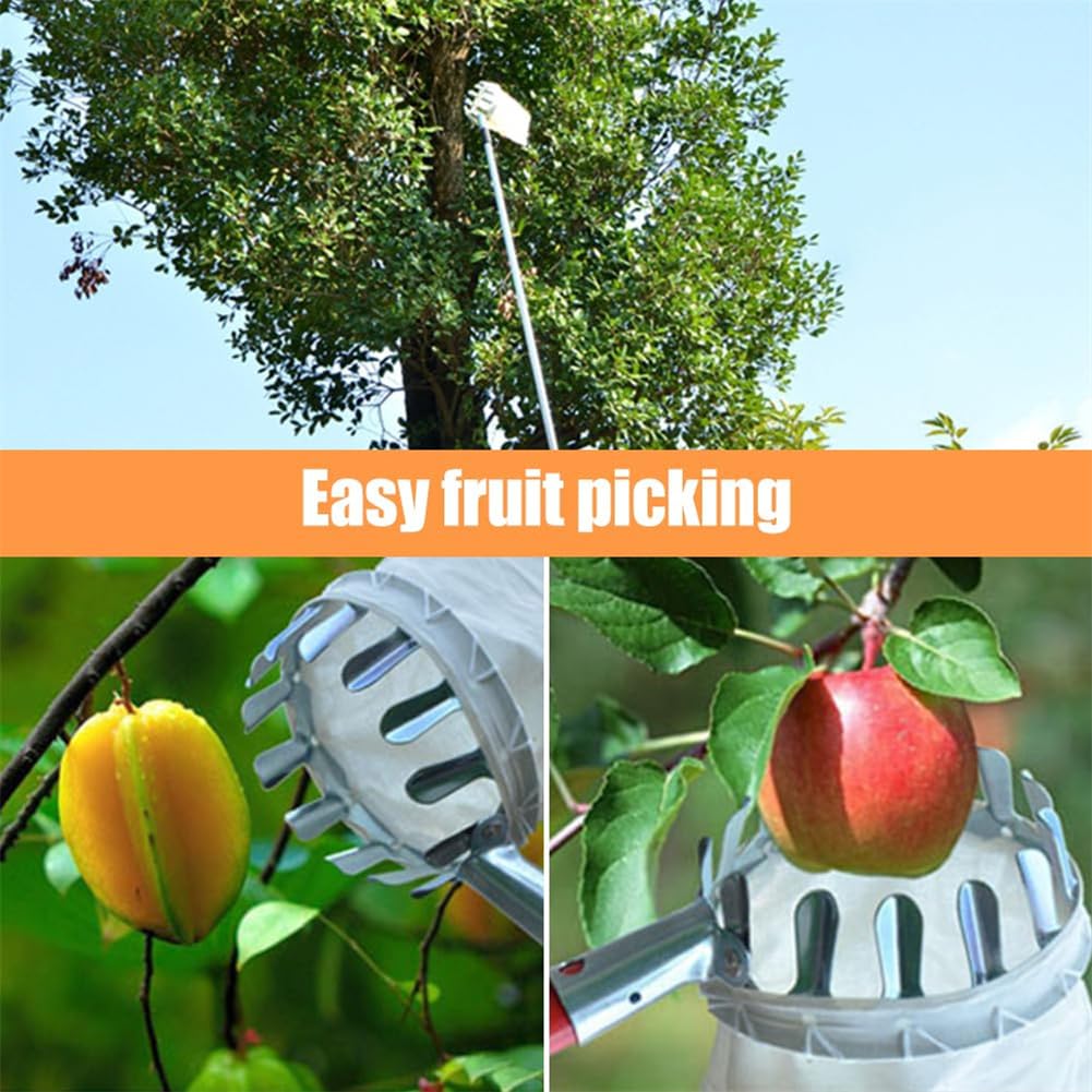 1pc Fruit Picker Tool, Metal C - Gardening Tools Basket review and price